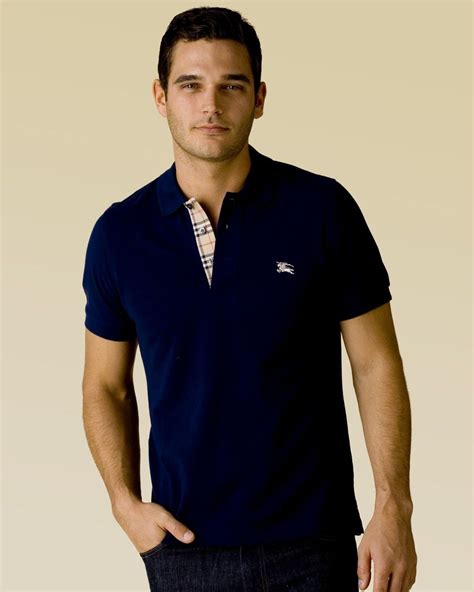 burberry blue polo shirt|Burberry polo shirts for men.